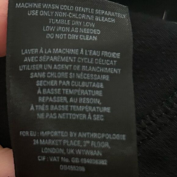 Anthropologie Saturday Sunday Black Convertible Hooded Open Cardigan Size Medium - Picture 7 of 9